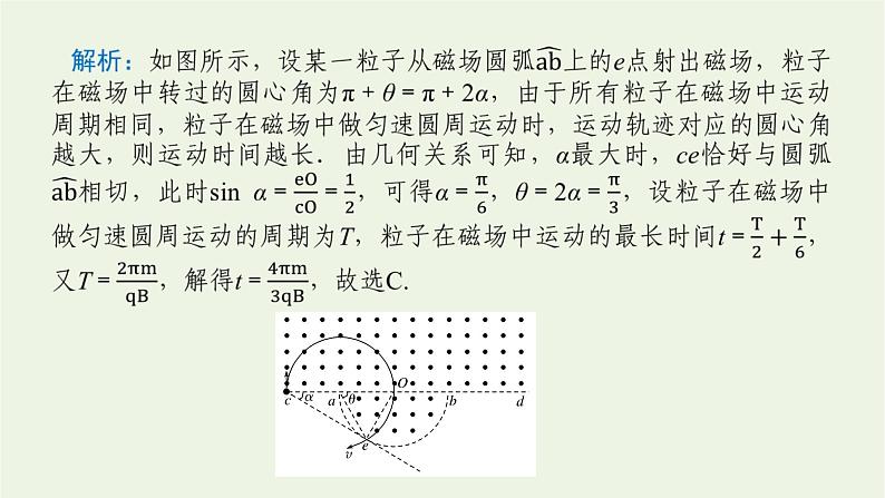 高考物理一轮复习专题7带电粒子在磁场中运动的临界和多解问题课件第6页