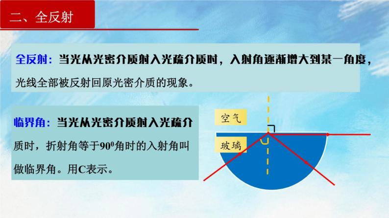 4.2 全反射-高二物理课件（视频）+练习（新教材人教版选择性必修第一册）08