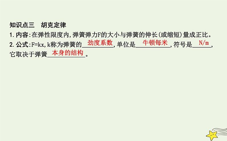 教科版高中物理必修第一册第三章2弹力课件第6页