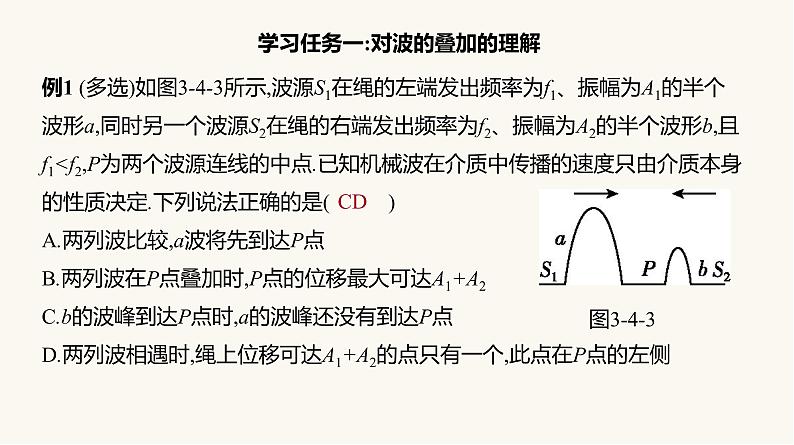 人教版高中物理选择性必修一第3章4波的干涉课件第8页