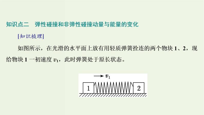 粤教版（2019）高中物理选择性必修第一册1.5弹性碰撞与非弹性碰撞教学课件08