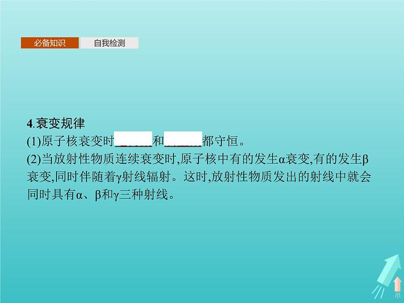 人教版(2019)高中物理选择性必修第三册第5章原子核2放射性元素的衰变课件05