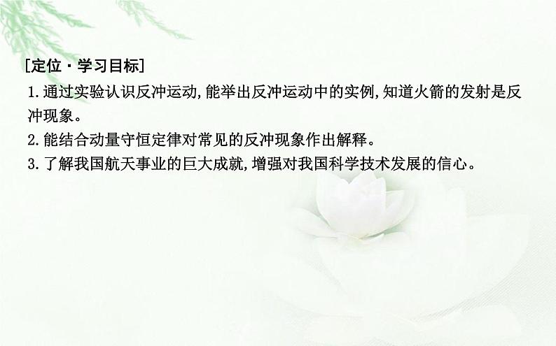 人教版高中物理选择性必修第一册第一章6反冲现象火箭课件02