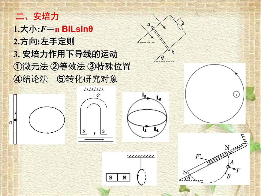 2022-2023年高考物理一輪復習 磁場(2) 課件第3頁