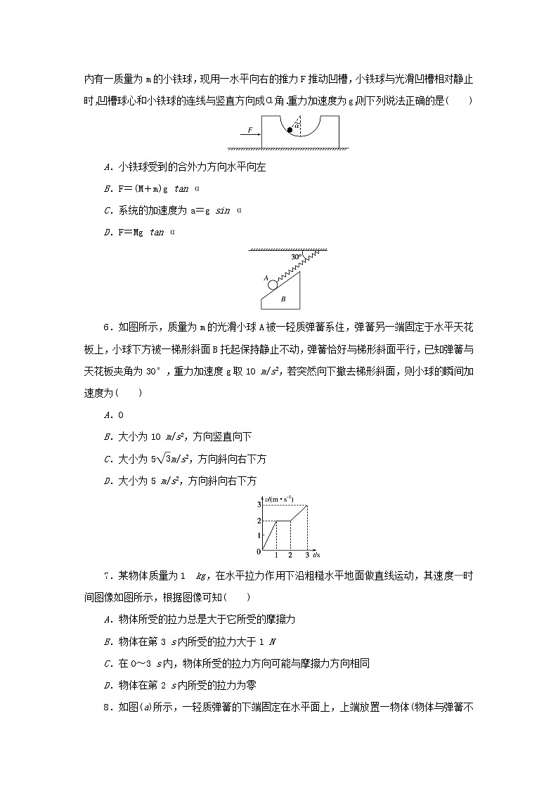 2022_2023学年新教材高中物理教科版必修第一册单元素养评价四牛顿运动定律第2页