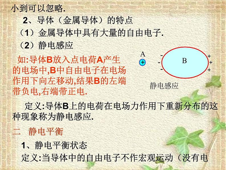 2022-2023年高中物理竞赛 电场2.1 静电场中的导体 课件第2页