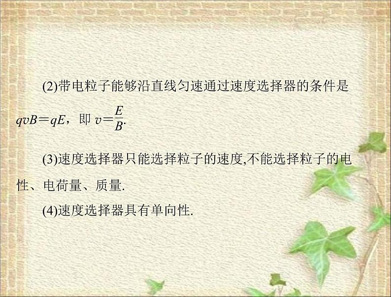 2022-2023年高考物理一轮复习 带电粒子在复合场中运动的科技应用课件第2页