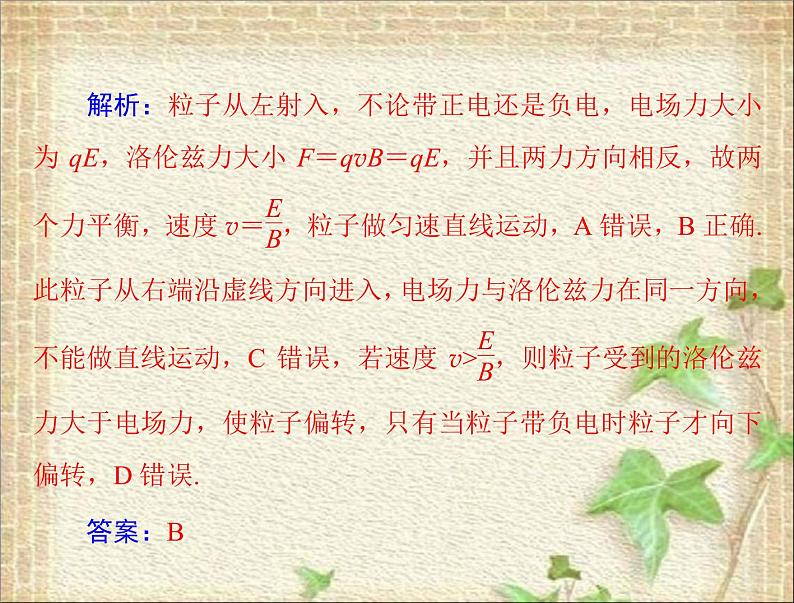 2022-2023年高考物理一轮复习 带电粒子在复合场中运动的科技应用课件第4页