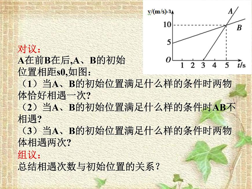 2022-2023年高考物理一輪復(fù)習(xí) 追及相遇問題課件第5頁(yè)