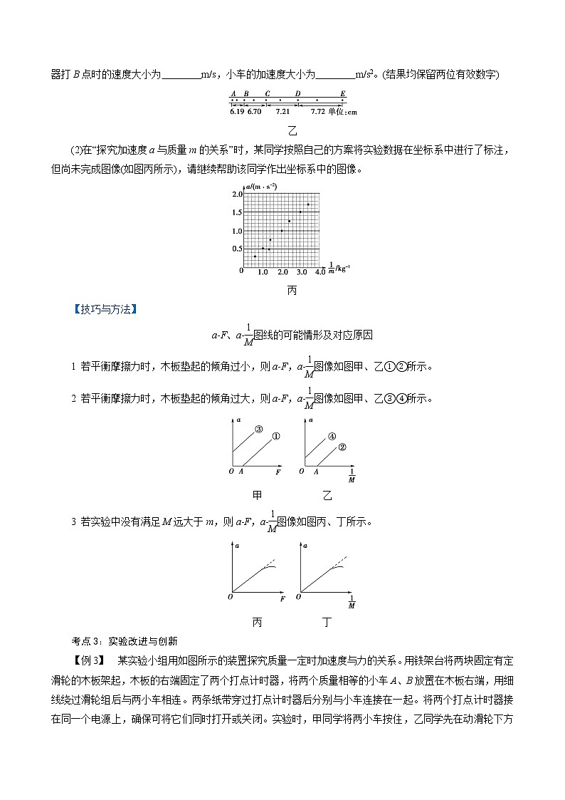 4.2 实验:探究加速度与力、质量的关系-2022-2023学年高一物理精讲精练(新人教版必修第一册)02