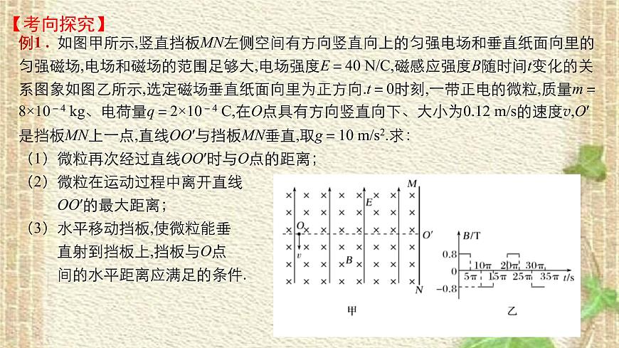 2022-2023年高考物理一輪復(fù)習(xí) 帶電粒子在交變電磁場(chǎng)中的運(yùn)動(dòng)課件第3頁