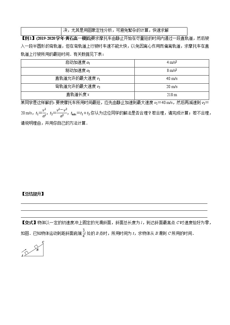 人教版高一物理必修一 第二章 匀变速直线运动的研究 章末优化整合及训练(原卷版)+解析版(含答案)第2页
