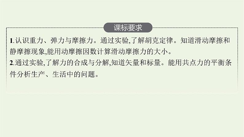 人教版高考物理一轮复习第2章第1讲重力弹力摩擦力PPT课件02