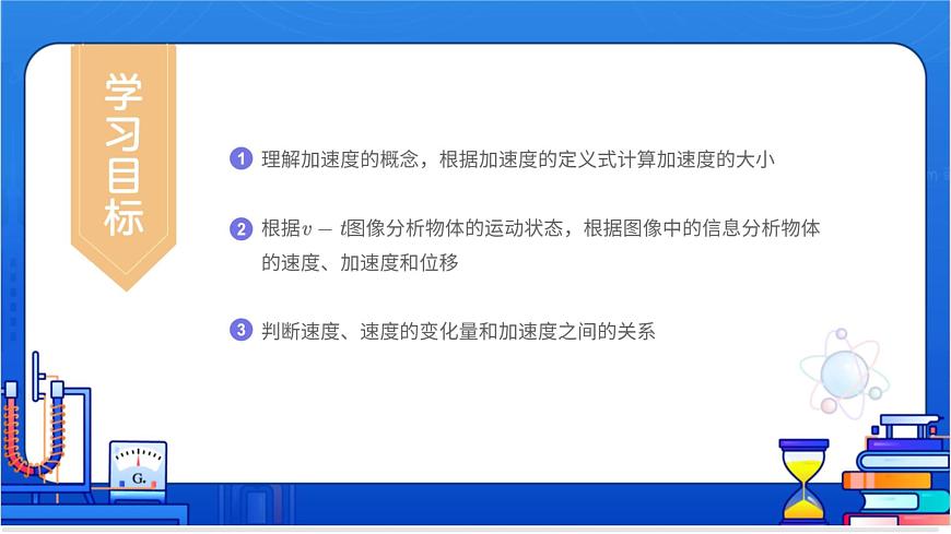 速度變化快慢的描述——加速度【基礎(chǔ)版】第3頁