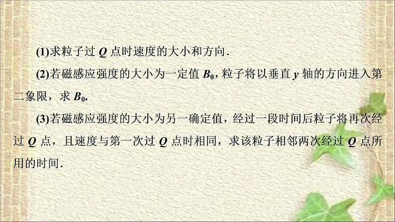 2023届高考物理二轮复习课件:带电粒子在复合场中的运动 (4)第7页
