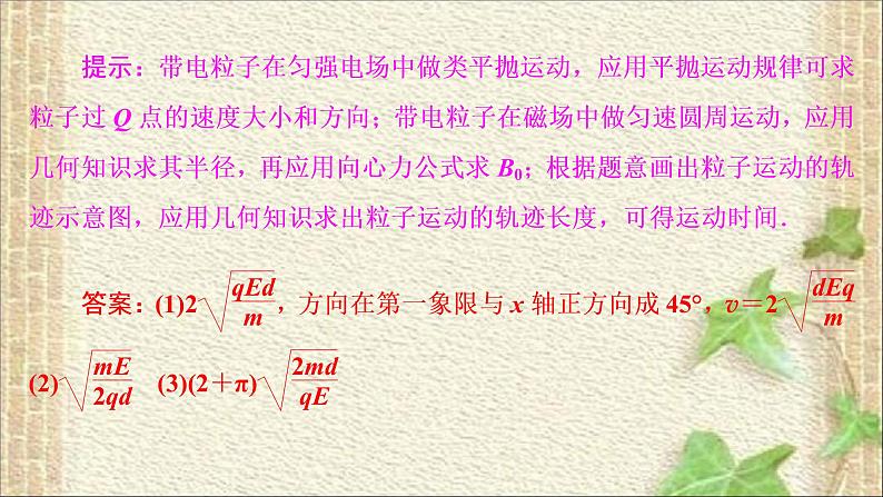 2023届高考物理二轮复习课件:带电粒子在复合场中的运动 (4)第8页