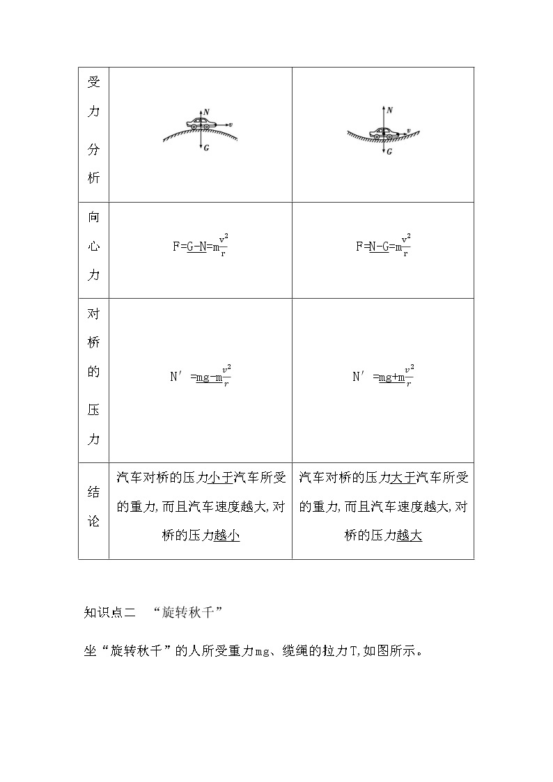 教科版高中物理必修第二册第二章匀速圆周运动课时学案02