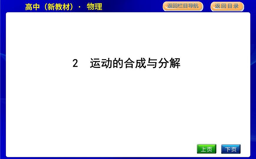 2　運動的合成與分解第1頁
