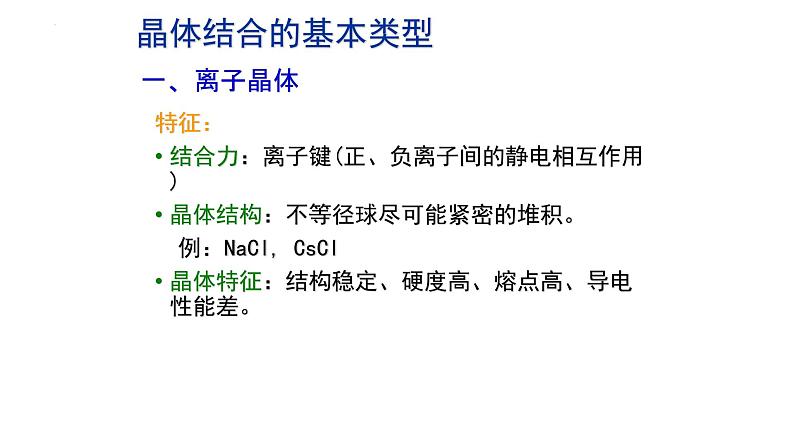 2021-2022学年高二物理竞赛课件:晶体的结合第2页