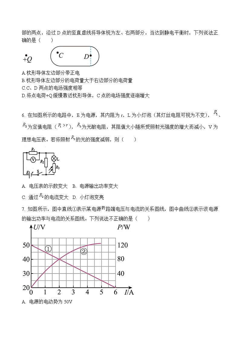 河南省开封五县2022—2023学年高二上学期联考物理试卷(含答案)02