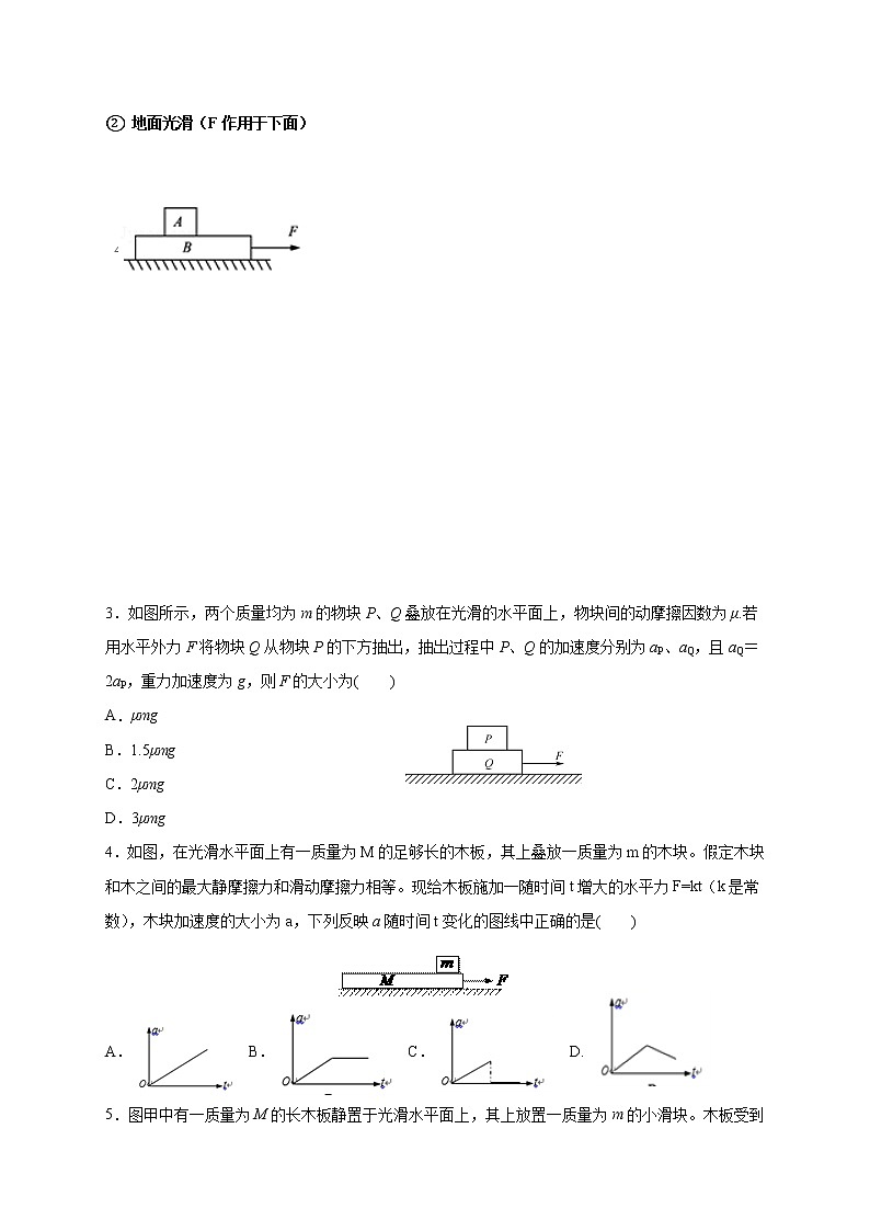 (一轮)3板块模型(力学) 解析版第2页