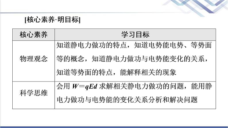 粤教版高中物理必修第三册第1章第4节电势能与电势课件+学案+课后素养落实含答案02