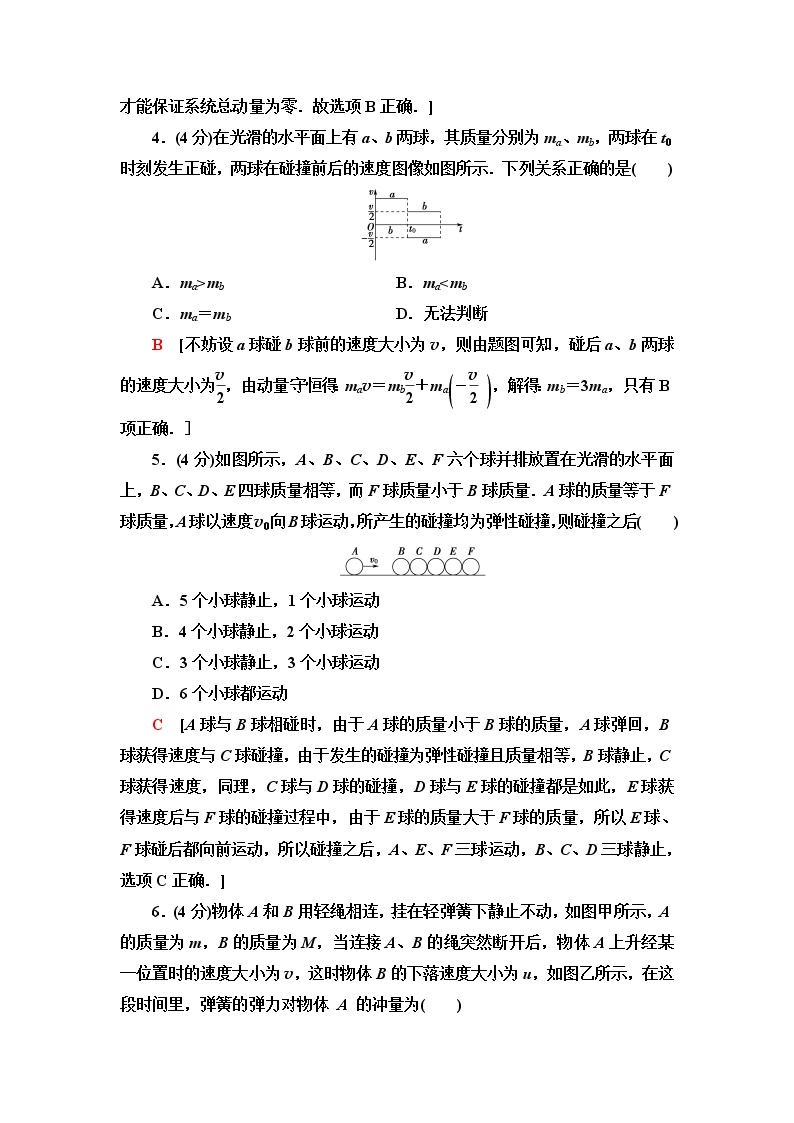 粤教版高中物理选择性必修第一册第1章章末综合提升课件+学案+综合测评含答案02