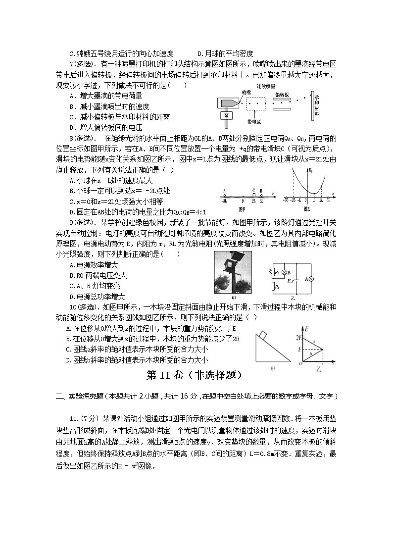 2021信阳罗山县高三上学期第二次调研考试物理试题含答案第2页