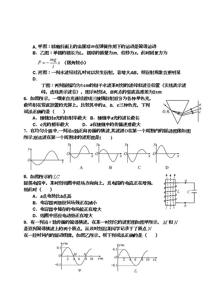 2021河南省实验中学高二下学期期中考试物理含答案02