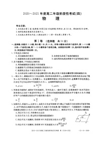 2021河南省名校联盟高二上学期12月联合考试物理试题扫描版含答案