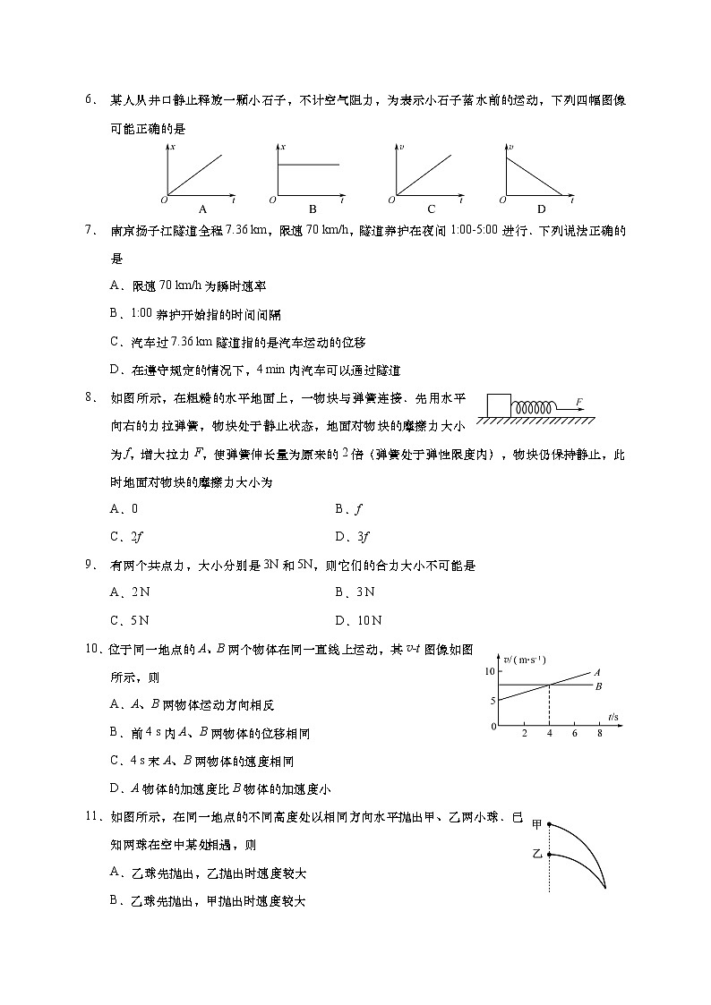 江苏省如皋市2020-2021学年高二上学期教学质量调研(一)物理试题(必修)第2页
