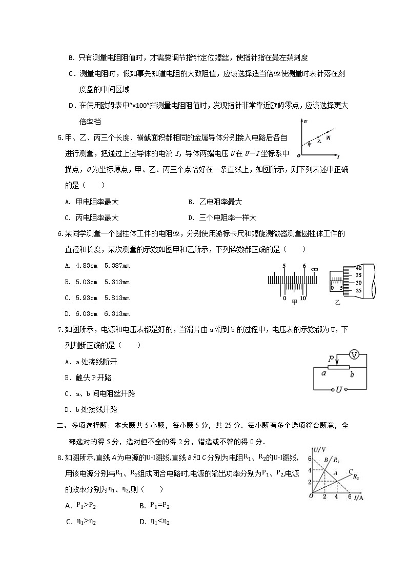 2021东海县二中高二9月月考物理试题缺答案第2页