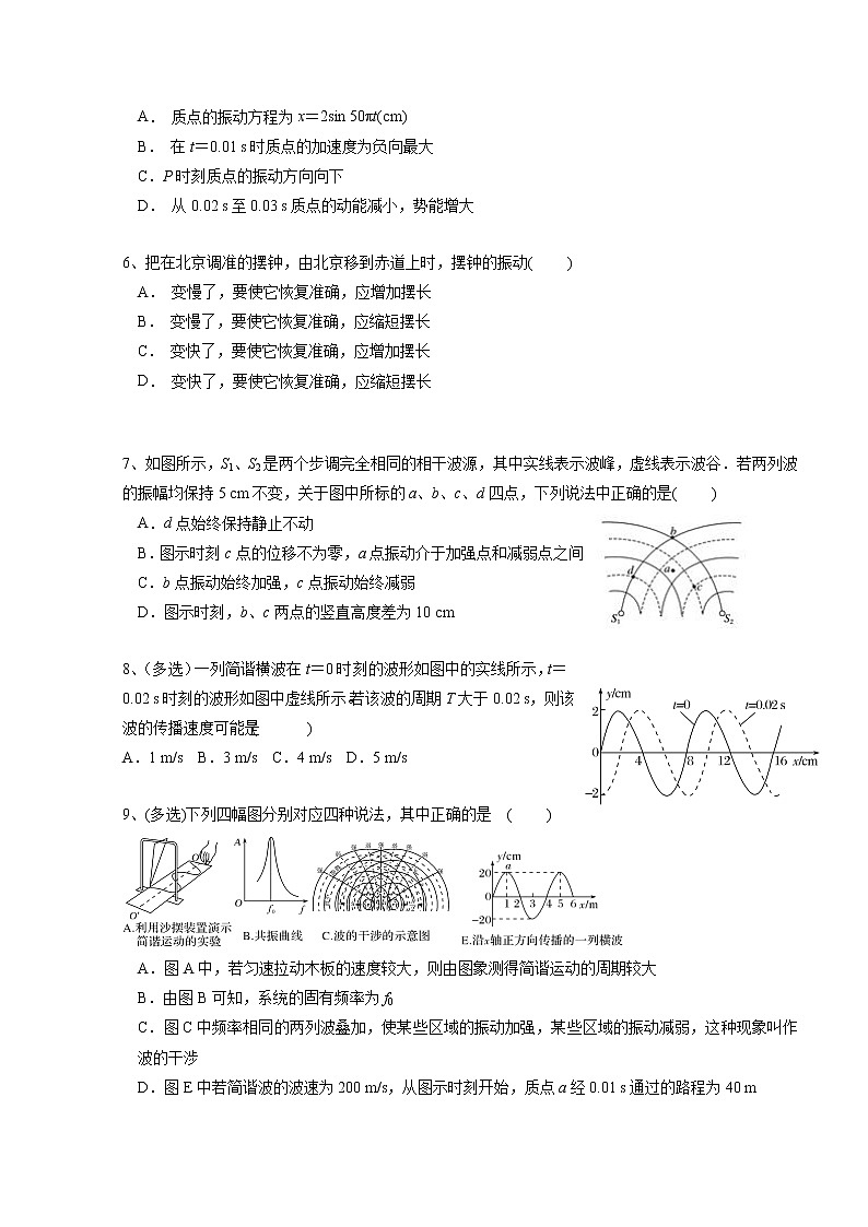 2020辽宁师大附中高二4月线上学习效果检测物理试题含答案第2页