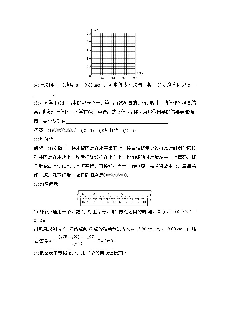 【最新版】23届高考二轮高考热点补救练习35.探究加速度、力和质量的关系第3页