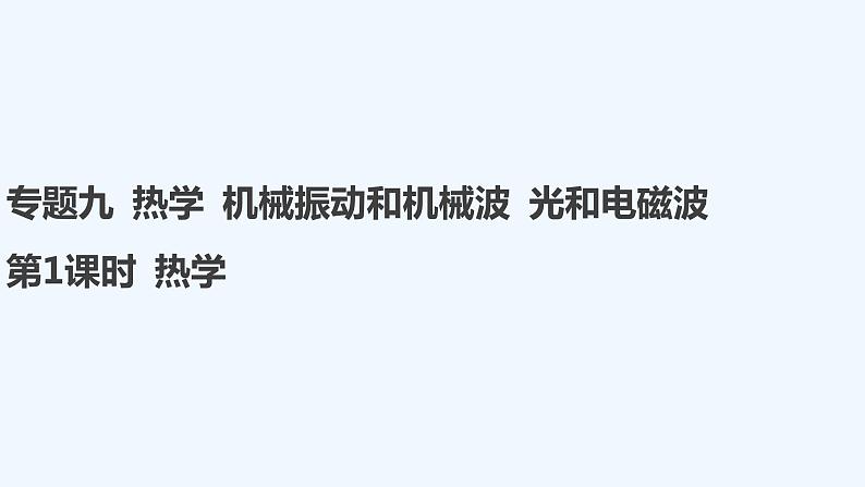 第1课时 热学第1页
