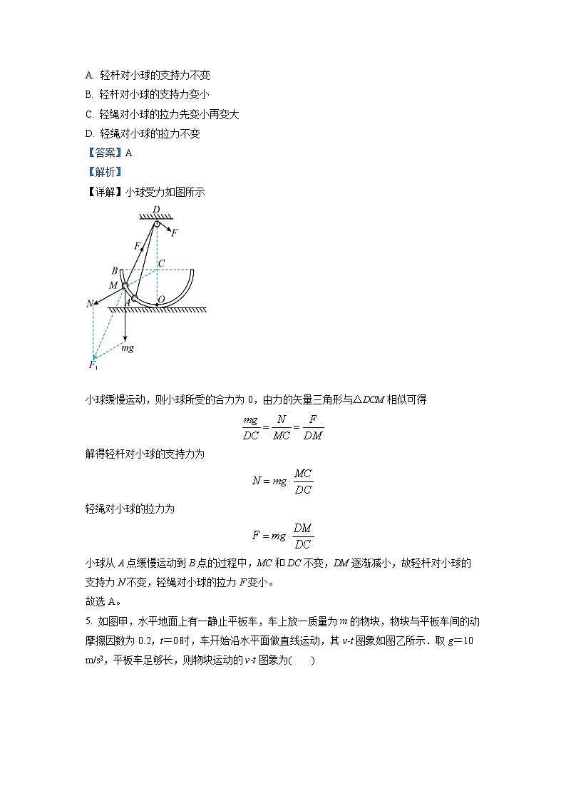 2021-2022学年陕西省西安市长安区第一中学高二上学期期中考试物理理科试题(解析版)03