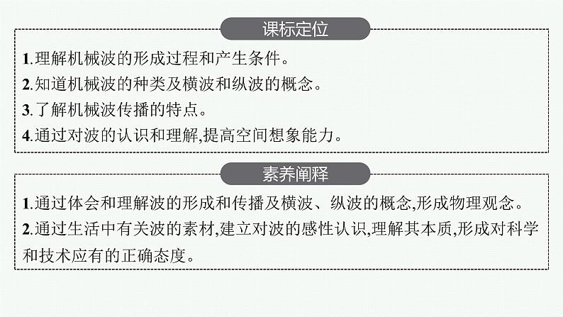 人教版高中物理选择性必修第一册3.1.波的形成课件第3页