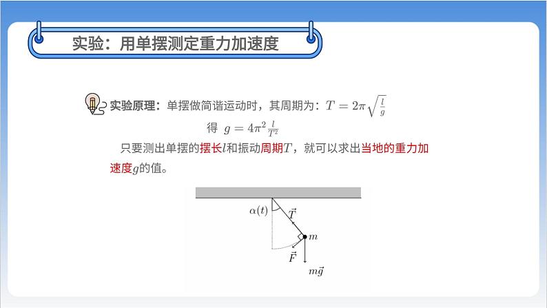 实验:用单摆测量重力加速度第5页