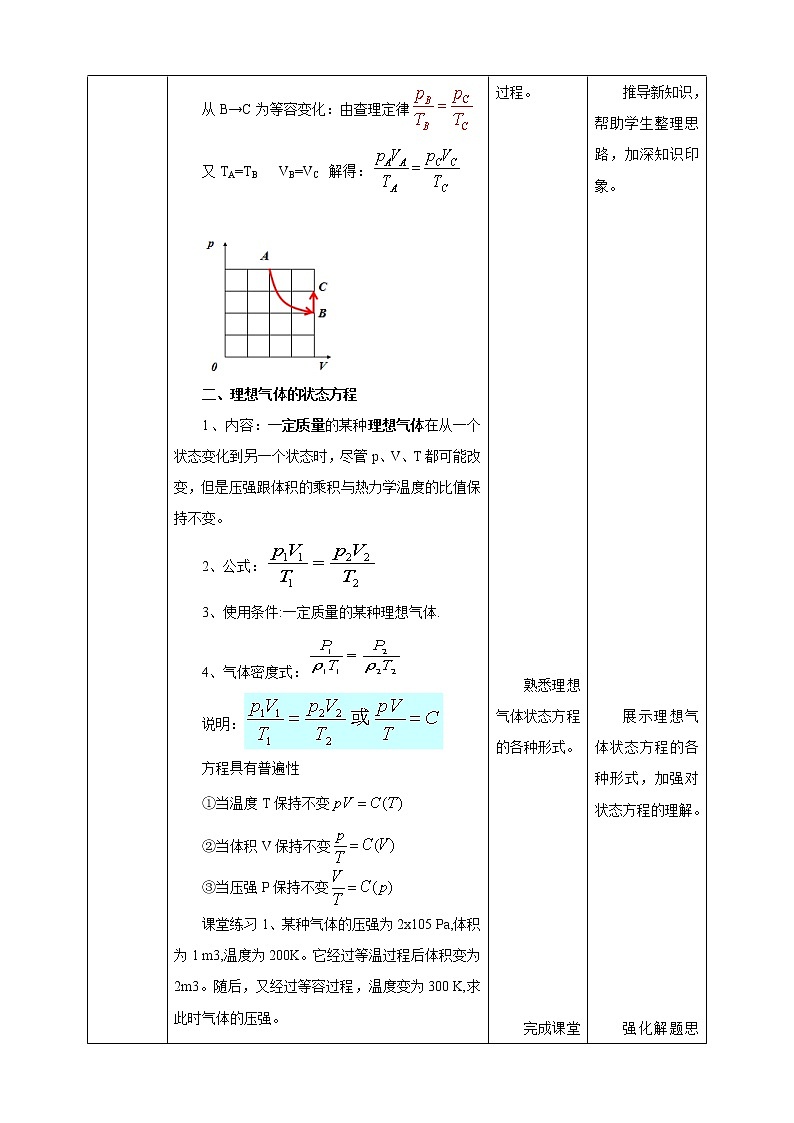 人教版高中物理選擇性必修三  第2章第3節(jié)氣體的等壓變化和等容變化第二時(shí)教學(xué)設(shè)計(jì)第3頁(yè)