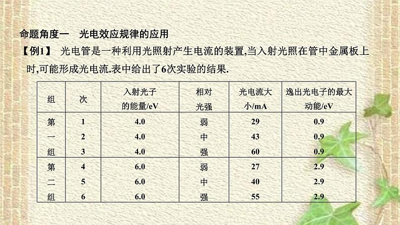 2022-2023年高考物理一轮复习 近代物理初步课件03