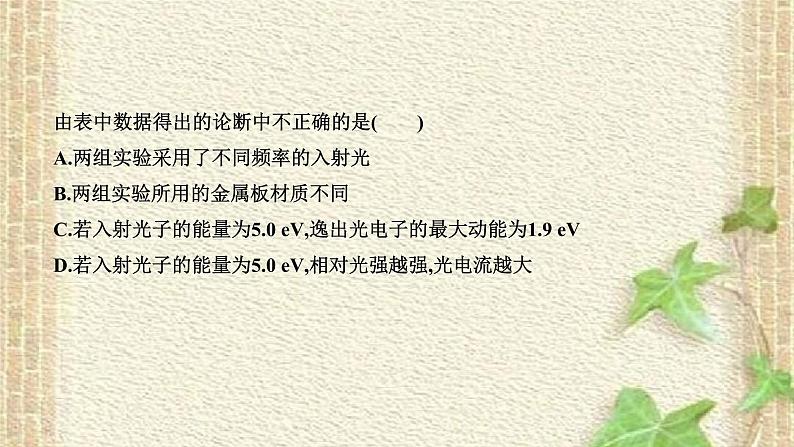 2022-2023年高考物理一轮复习 近代物理初步课件04
