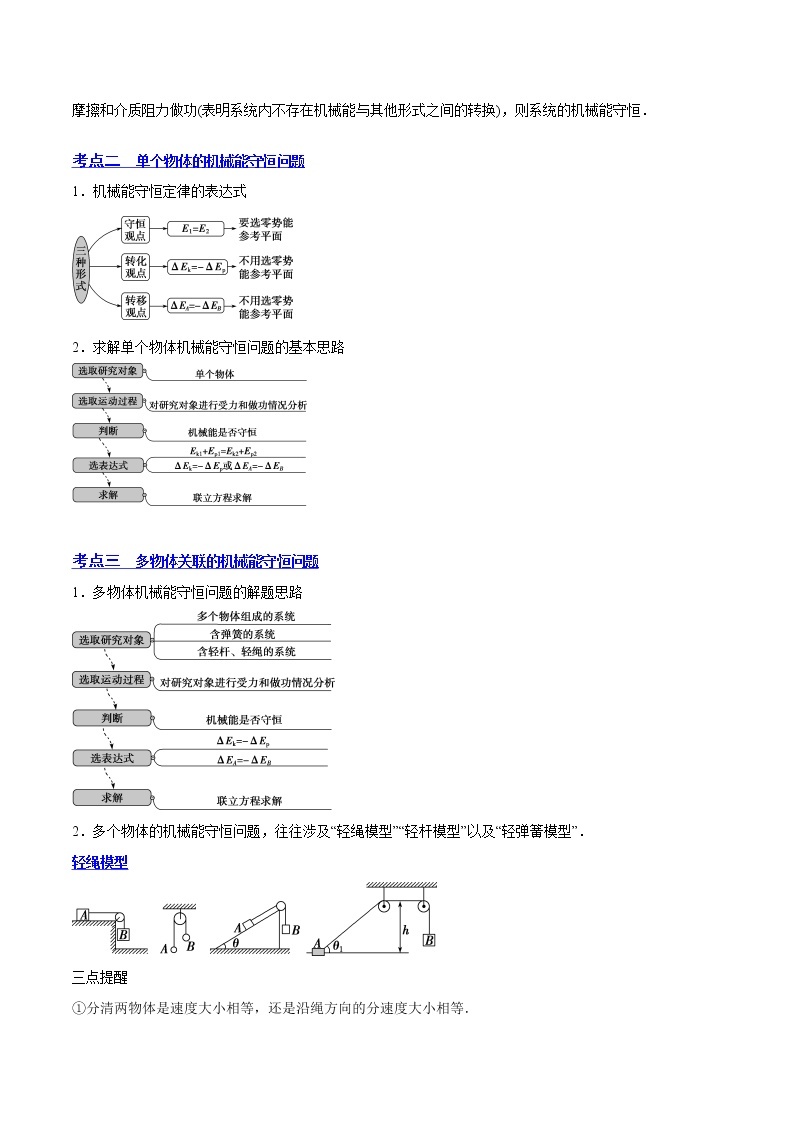 【备战2023高考】物理总复习——6.3《机械能守恒定律及其应用》讲义（全国通用）03