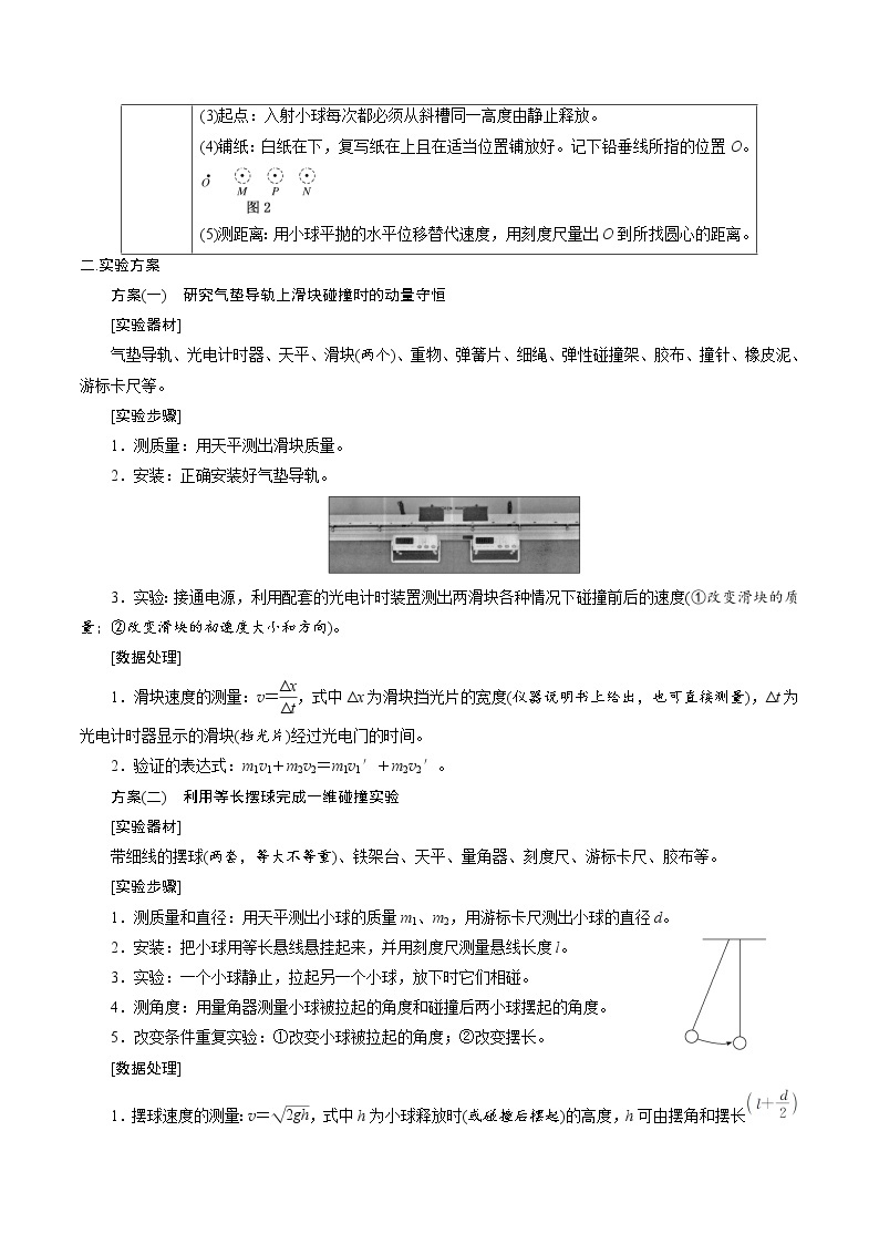 【备战2023高考】物理总复习——7.4《实验八：验证动量守恒定律》讲义（全国通用）03