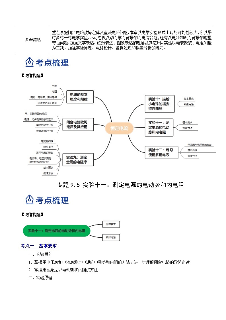 【備戰(zhàn)2023高考】物理總復(fù)習(xí)——9.5《實驗十一：測定電源的電動勢和內(nèi)電阻》講義（解析版）（全國通用）第2頁