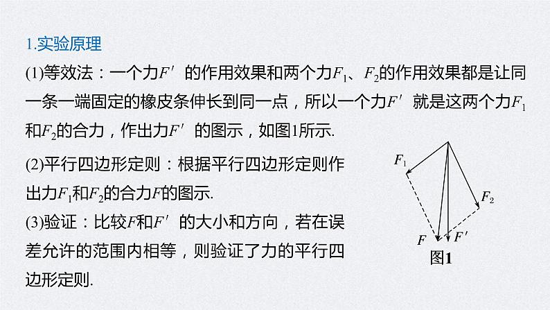 (新高考)高考物理一轮复习课件第2章 实验三 验证力的平行四边形定则(含解析)第5页
