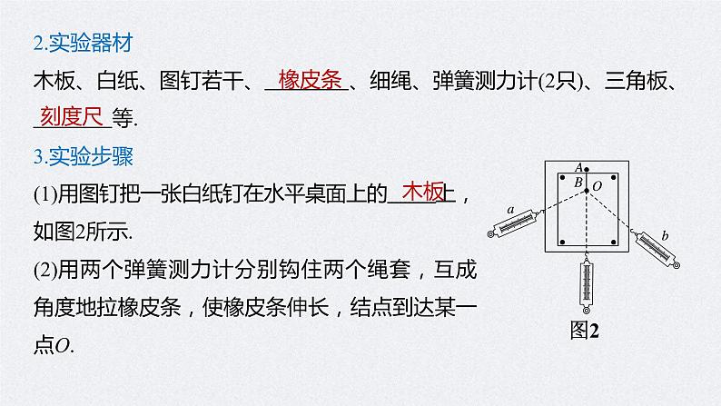 (新高考)高考物理一轮复习课件第2章 实验三 验证力的平行四边形定则(含解析)第6页