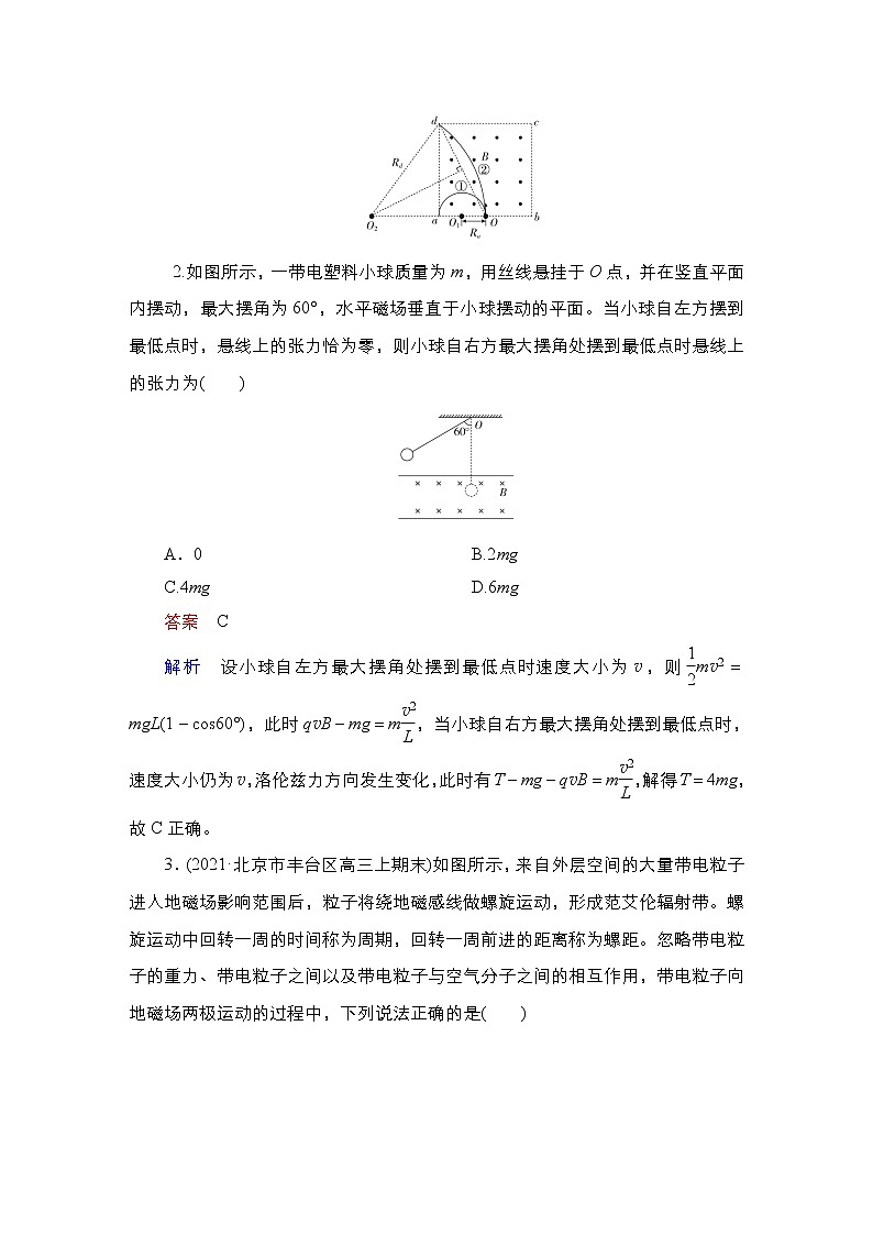 (新高考)高考物理一轮复习课时作业第9章第2讲《磁场对运动电荷的作用》(含解析)第2页