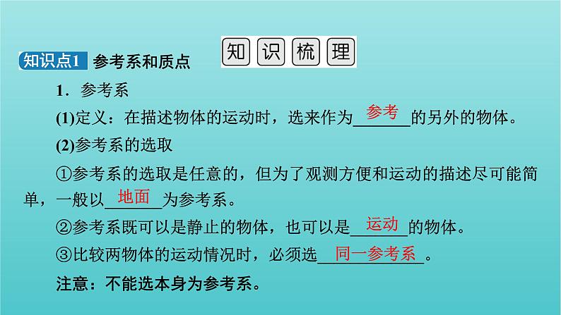 2022版高考物理(人教版2019)一轮复习第一章运动的描述匀变速直线运动第1讲描述运动的基本概念课件+学案+练习06