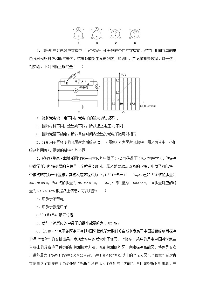 高考物理三轮冲刺复习选择题12近代物理(含解析)第2页
