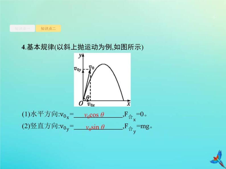 (新课标版)高考物理一轮复习基础课件8平抛运动 (含解析)05